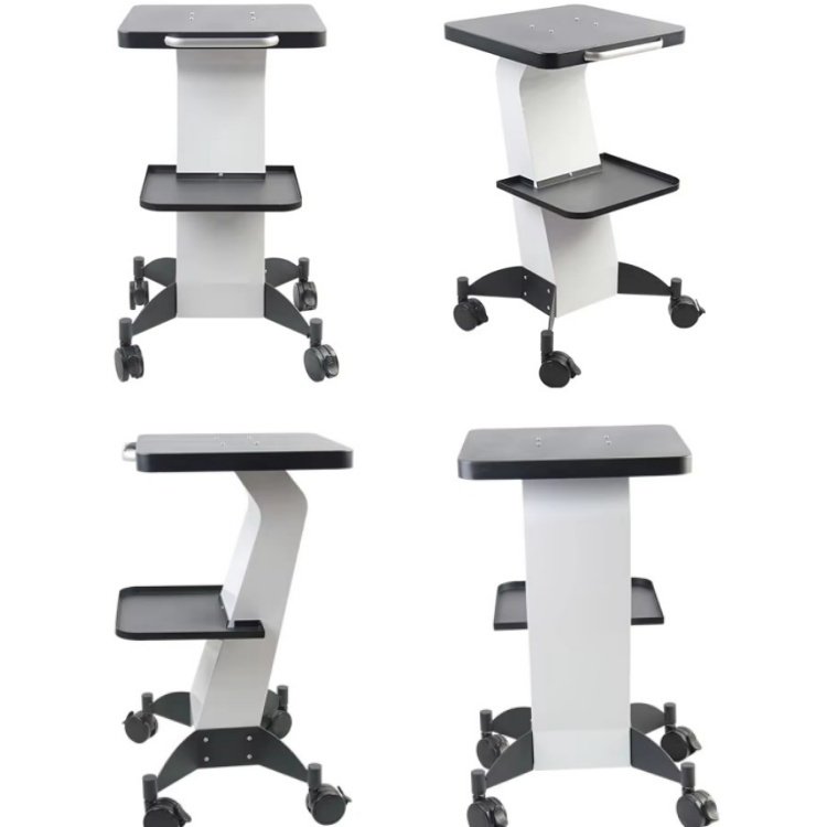 Hot Sale Multi-function Modern Beauty Salon Trolley Cart With 4-wheel For IPL Laser Cavitation EMRF PEFACE RF Machine