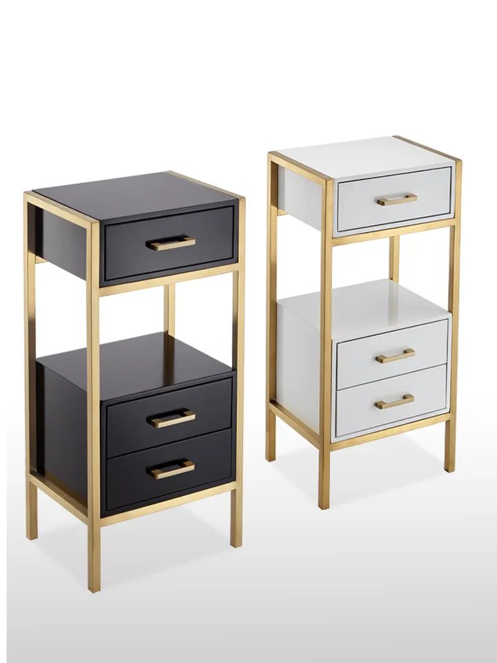 Hot Gold Barber Salon Trolley Plate Stainless Steel High Quality Salon Furniture Barber Cabinet Trolley