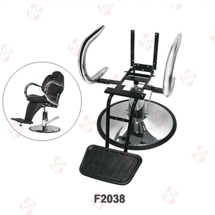 Factory Price Classical Barber Chairs Frame for Salon Station Hairdressing Styling Barber Metal Chair Frame