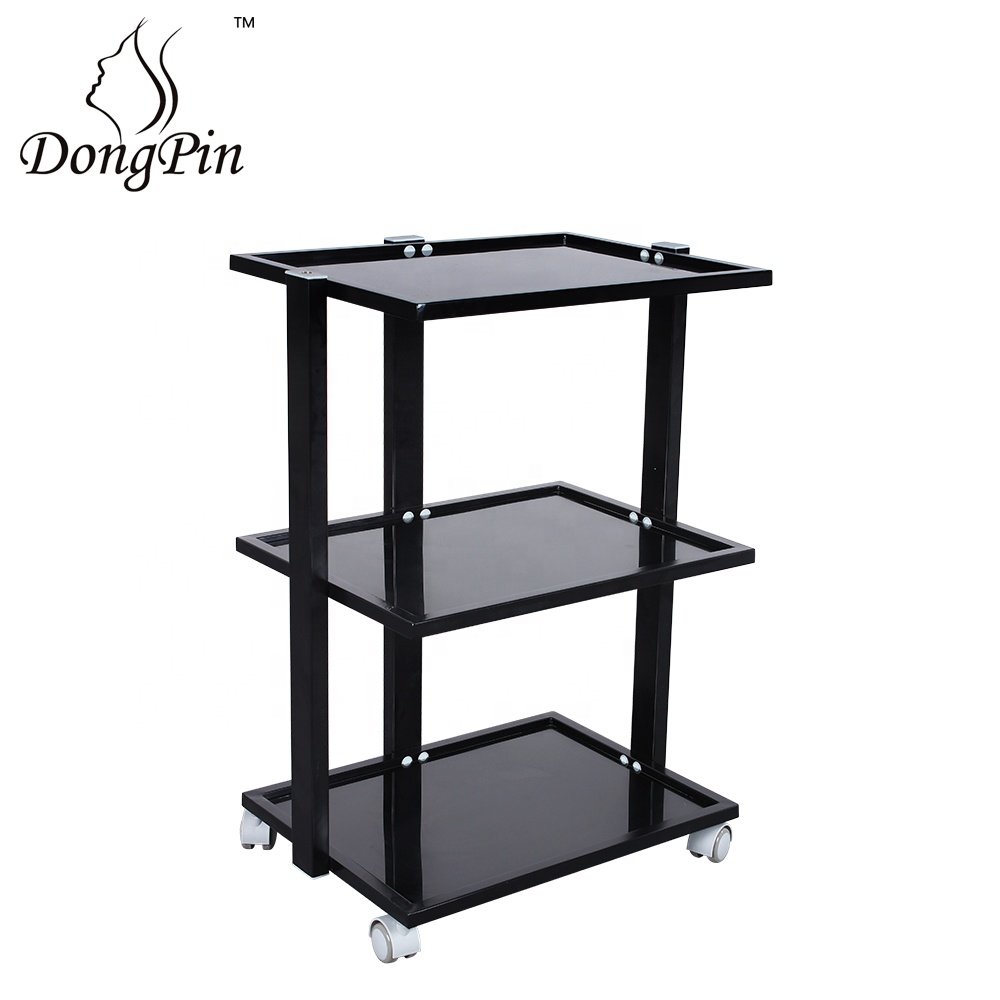 Salon hair equipment rolling trolley beauty salon cart for hairdressing