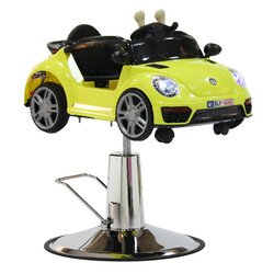 Latest Luxury Kids Barber Chair with High-Adjustable Seat Leather Salon Furniture for Children's Haircut for Barbershops