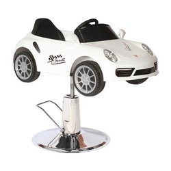 Latest Luxury Kids Barber Chair with High-Adjustable Seat Leather Salon Furniture for Children's Haircut for Barbershops