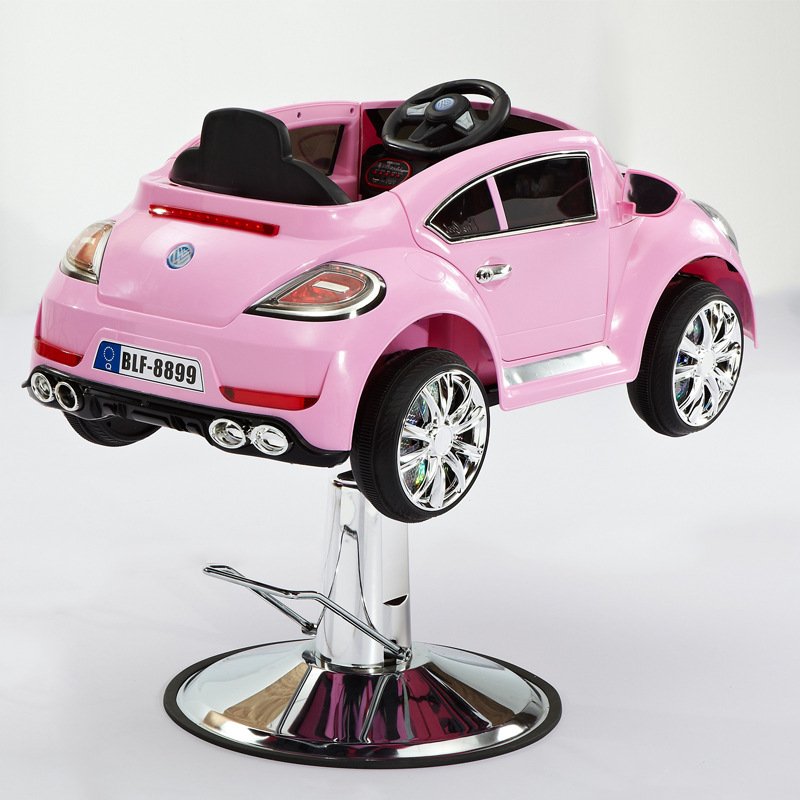 Latest Luxury Kids Barber Chair with High-Adjustable Seat Leather Salon Furniture for Children's Haircut for Barbershops