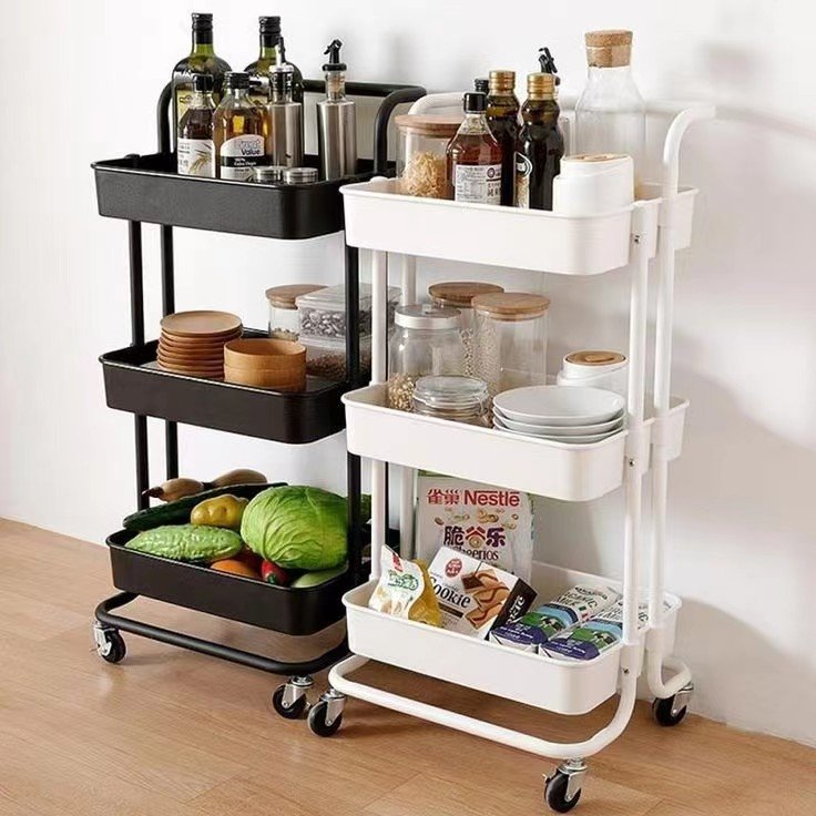 Top selling hair trolley cart salon furniture metal beauty salon trolley