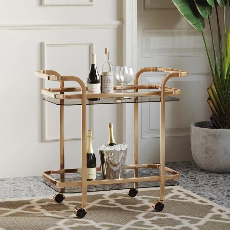 Top selling hair trolley cart salon furniture metal beauty salon trolley