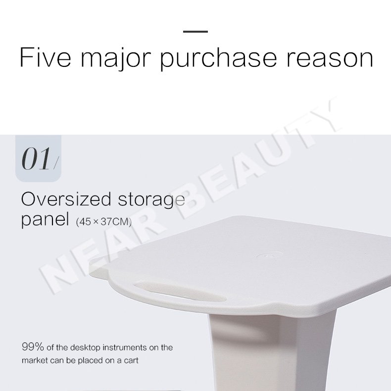 Salon Trolley Stand Trolley Holder Stand Tattoo Roller Tray Beauty Hair Salon Instrument Tray Rolling Cart With Wheels