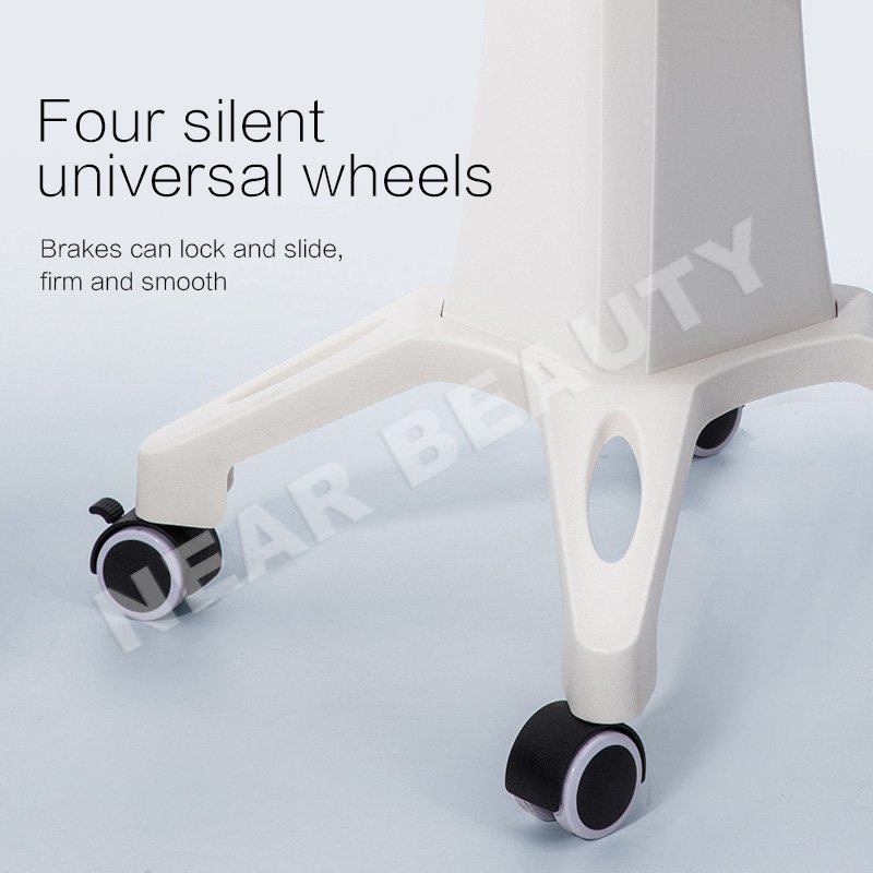 Salon Trolley Stand Trolley Holder Stand Tattoo Roller Tray Beauty Hair Salon Instrument Tray Rolling Cart With Wheels