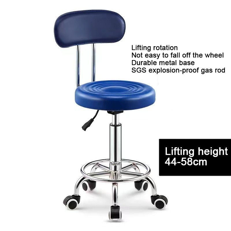 Modern Rotatable Bar Stool Bar Table Lift Chair Beauty Barber Chair Pulley Round Stool