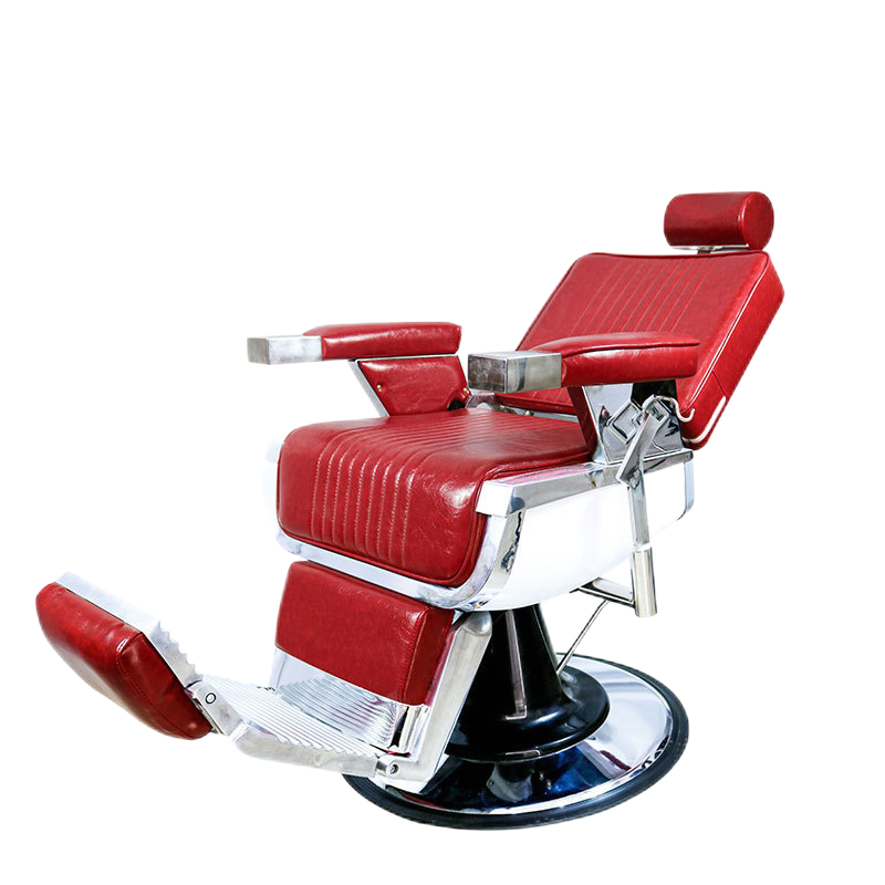 Classic Euro Style Reclining Metal Barber Chair for Barber Shop Affordable Price Fashionable Design