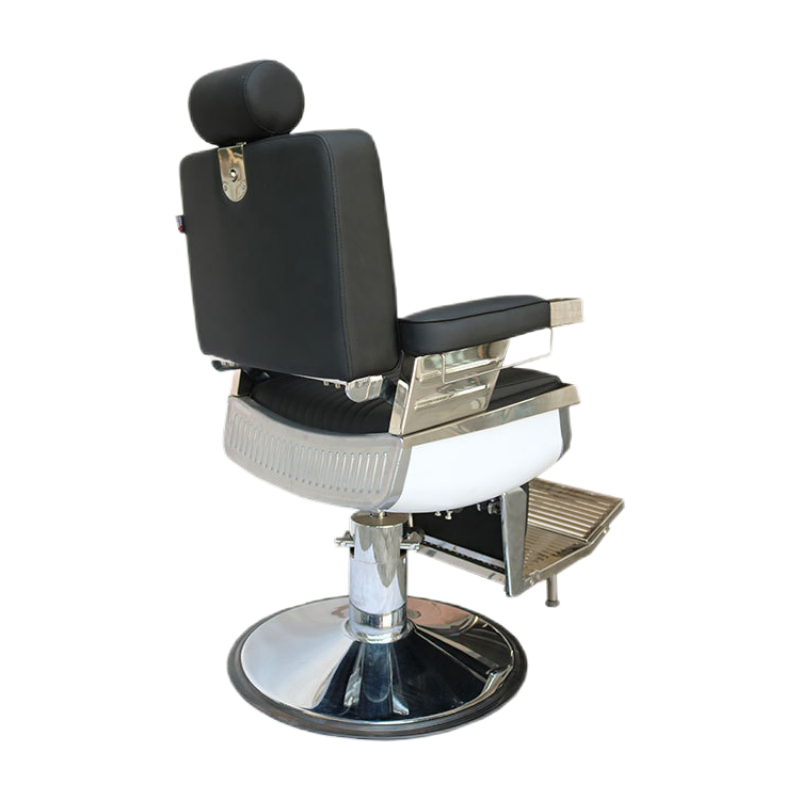 Classic Euro Style Reclining Metal Barber Chair for Barber Shop Affordable Price Fashionable Design