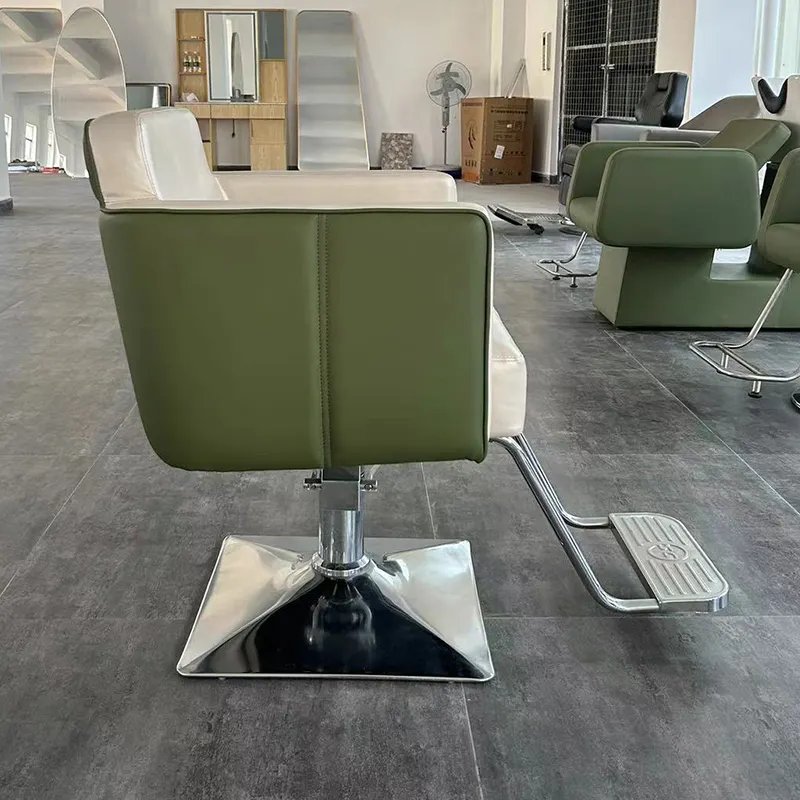Comfortable Salon Synthetic Leather Reclining Barber Chair Color Can Be Customized Salon Barber Chairs For Sale