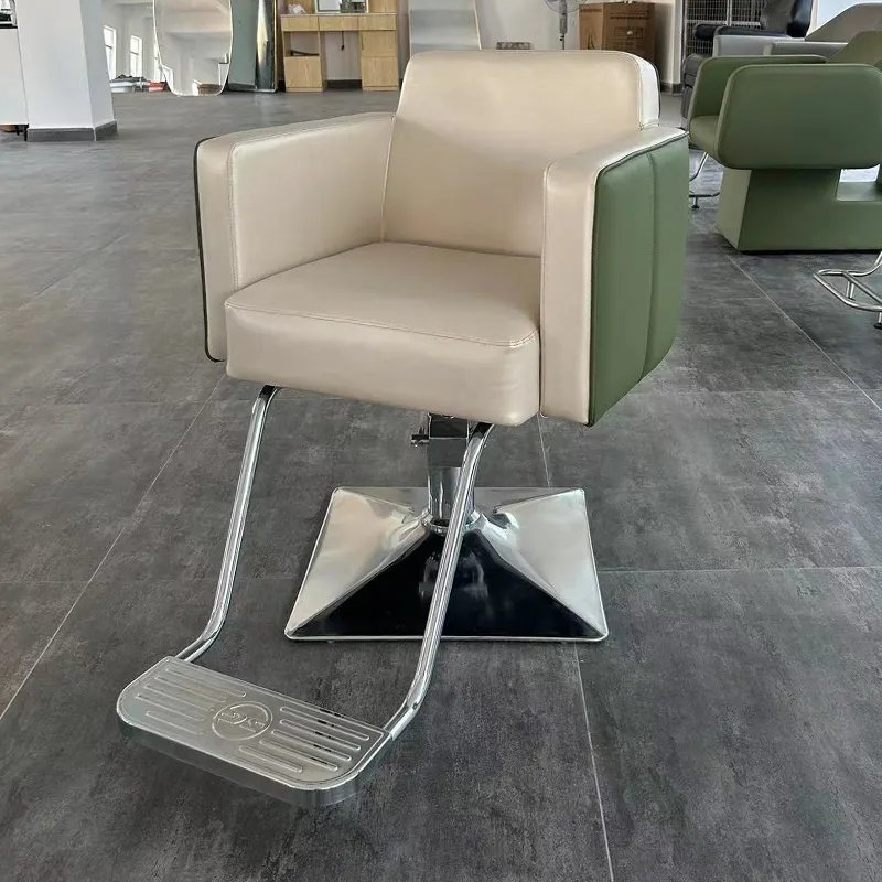 Comfortable Salon Synthetic Leather Reclining Barber Chair Color Can Be Customized Salon Barber Chairs For Sale