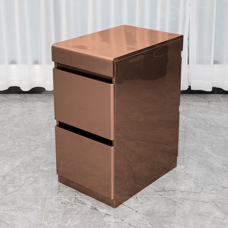 Bojue Salon Furniture Barber Shop Cabinet Modern Gold Salon Tool Trolley Metal Hairdressing Cabinet With Drawer