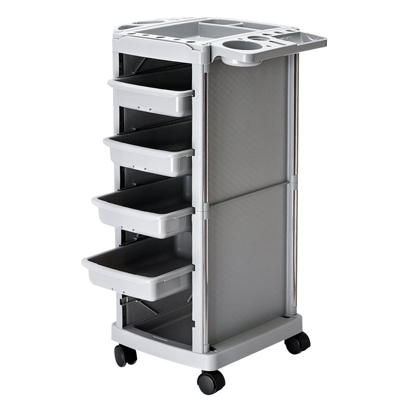 Best Selling Hair Salon Trolley Cart Plastic Beauty Salon Trolley with 5 Drawers and salon trolley hairdressing Wheels