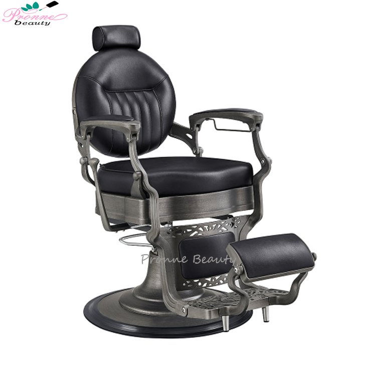 Professional wholesale vintage hairdressing saloon salon furniture barber chair black