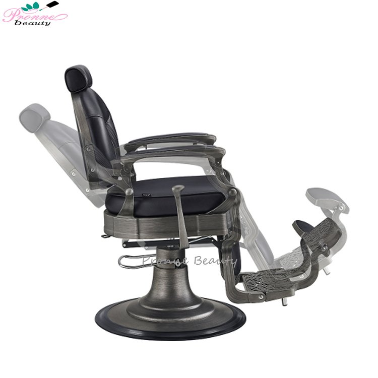 Professional wholesale vintage hairdressing saloon salon furniture barber chair black