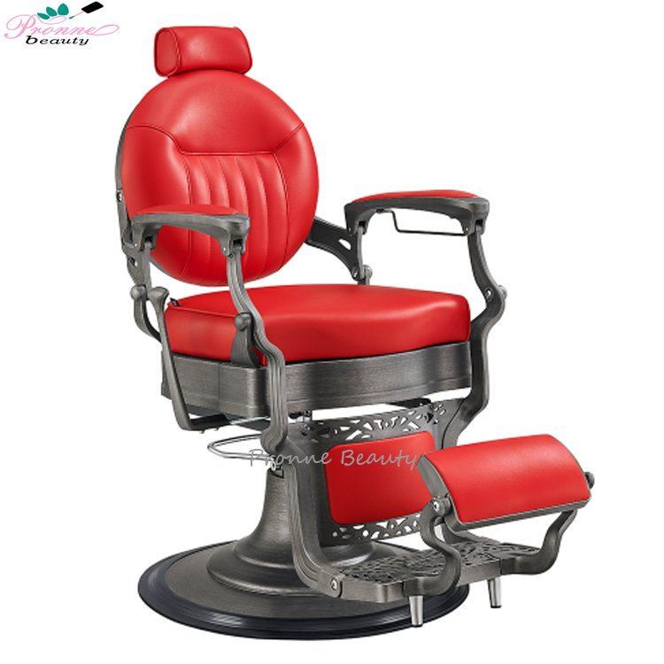 Professional wholesale vintage hairdressing saloon salon furniture barber chair black