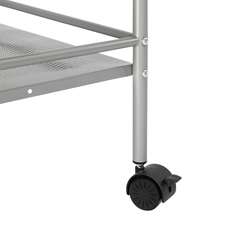 New Design Bathroom 3 4 5 Tier Storage Cart Kitchen Utility Storage Trolley Metal Rolling Organizer Rack