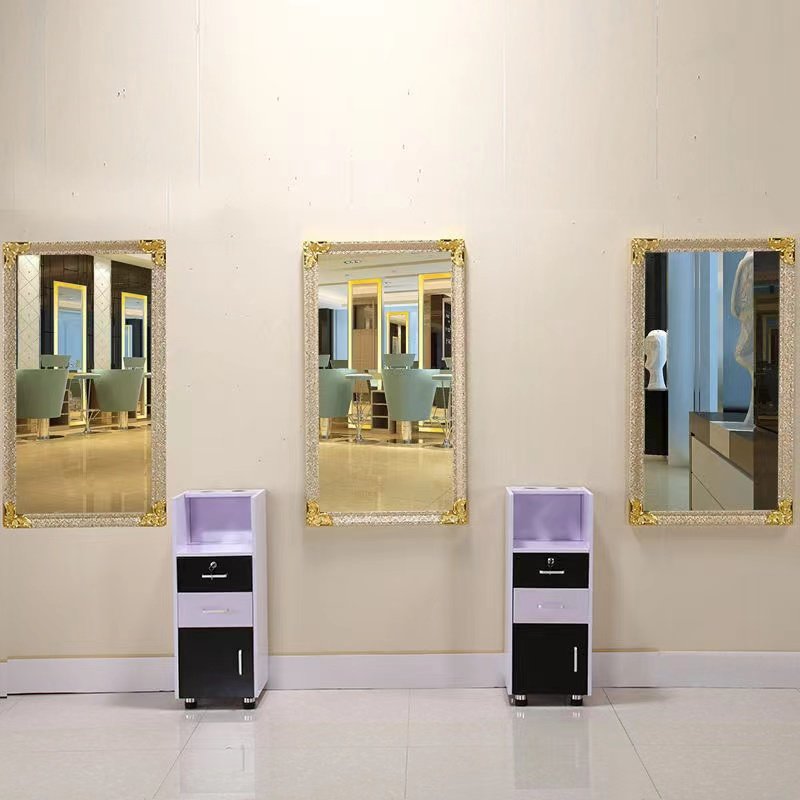 Diant New Style Salon Mirror with Lamp Mirror Barber Shop Mirror Wholesale Salon Furniture Commercial Furniture Contemporary