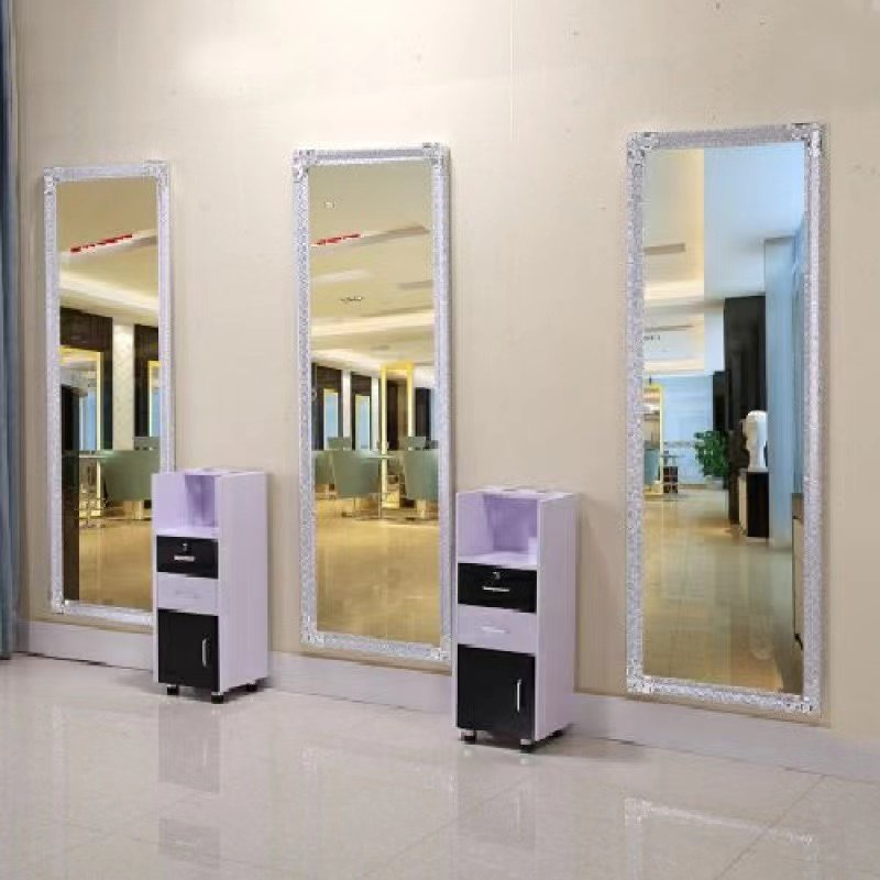 Diant New Style Salon Mirror with Lamp Mirror Barber Shop Mirror Wholesale Salon Furniture Commercial Furniture Contemporary