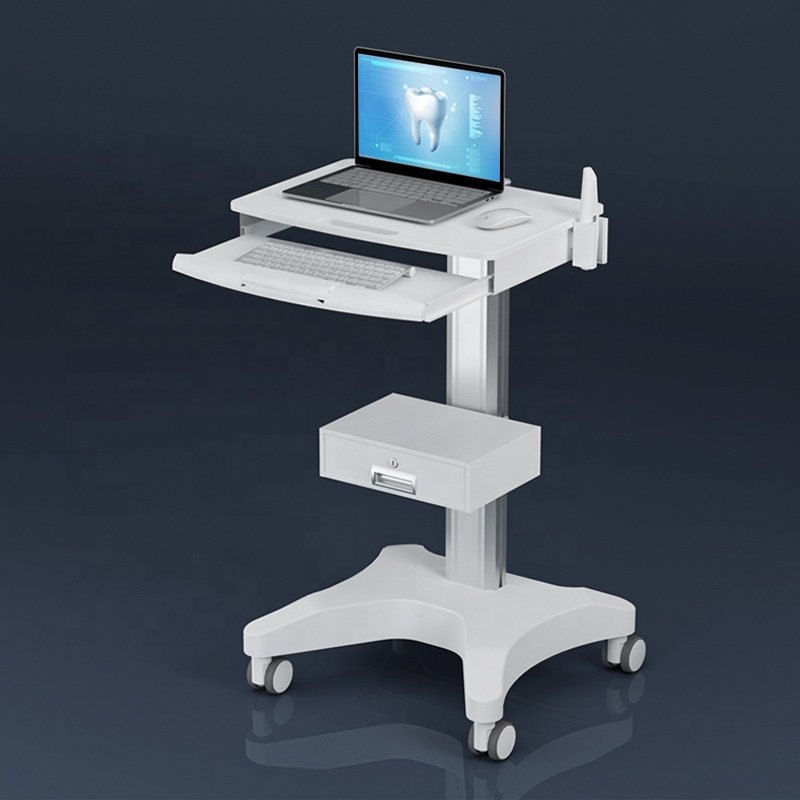 BEWISER OC-3 Medical Dental Trolley Computer Cart With Steels Stand For Oral Scanner Medical Cart