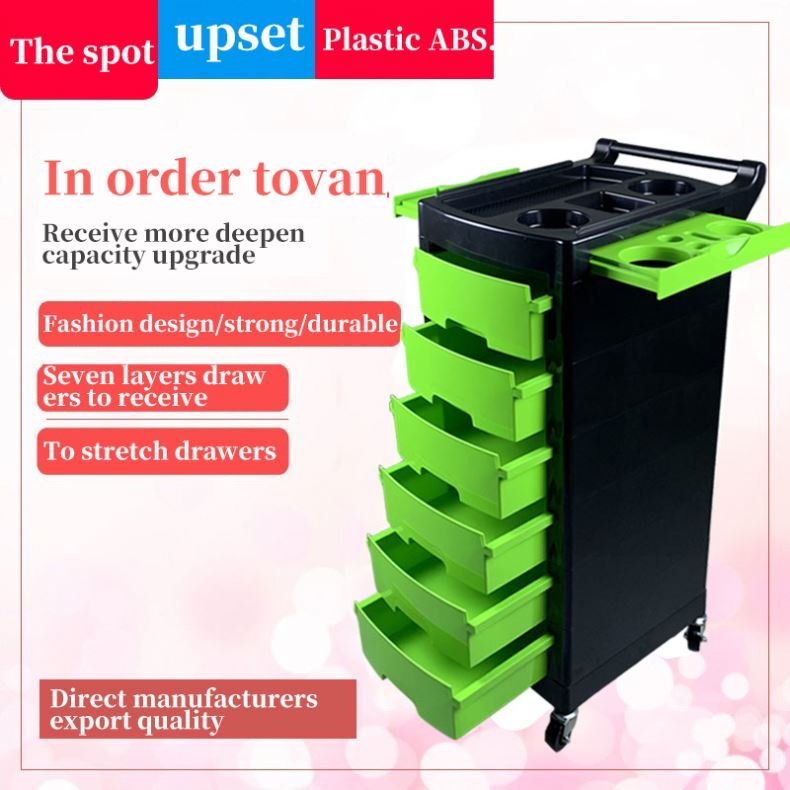 Hot Sale Hair Beauty Salon Trolley In Hairdressing Plastic Trolley Cart Salon