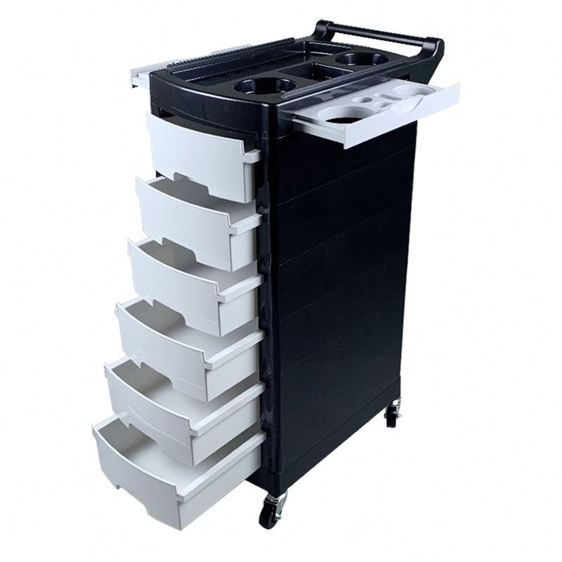 Hot Sale Hair Beauty Salon Trolley In Hairdressing Plastic Trolley Cart Salon