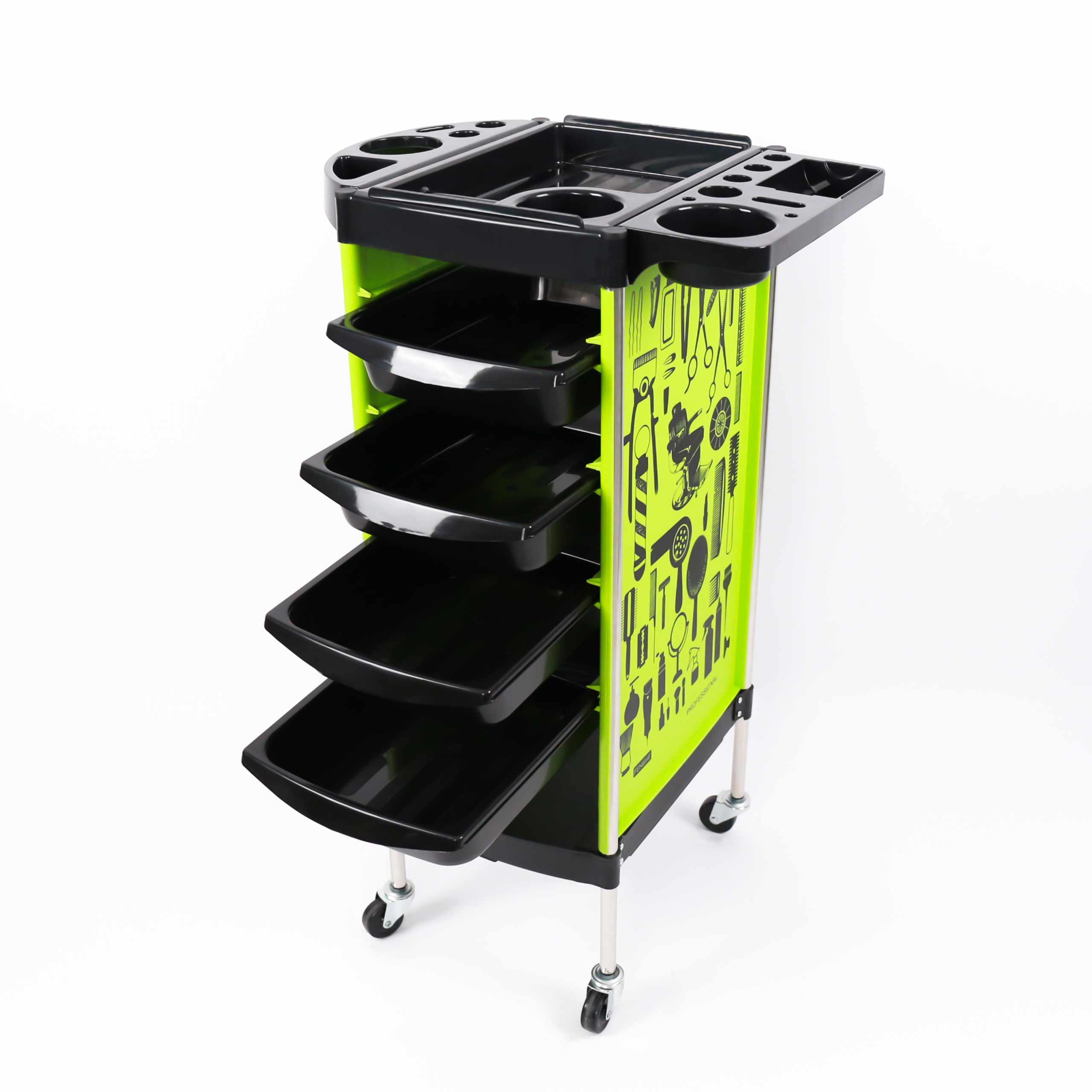 X11-9 new salon trolley tinfoil cutting barber cart hairdressing hair salon trolley