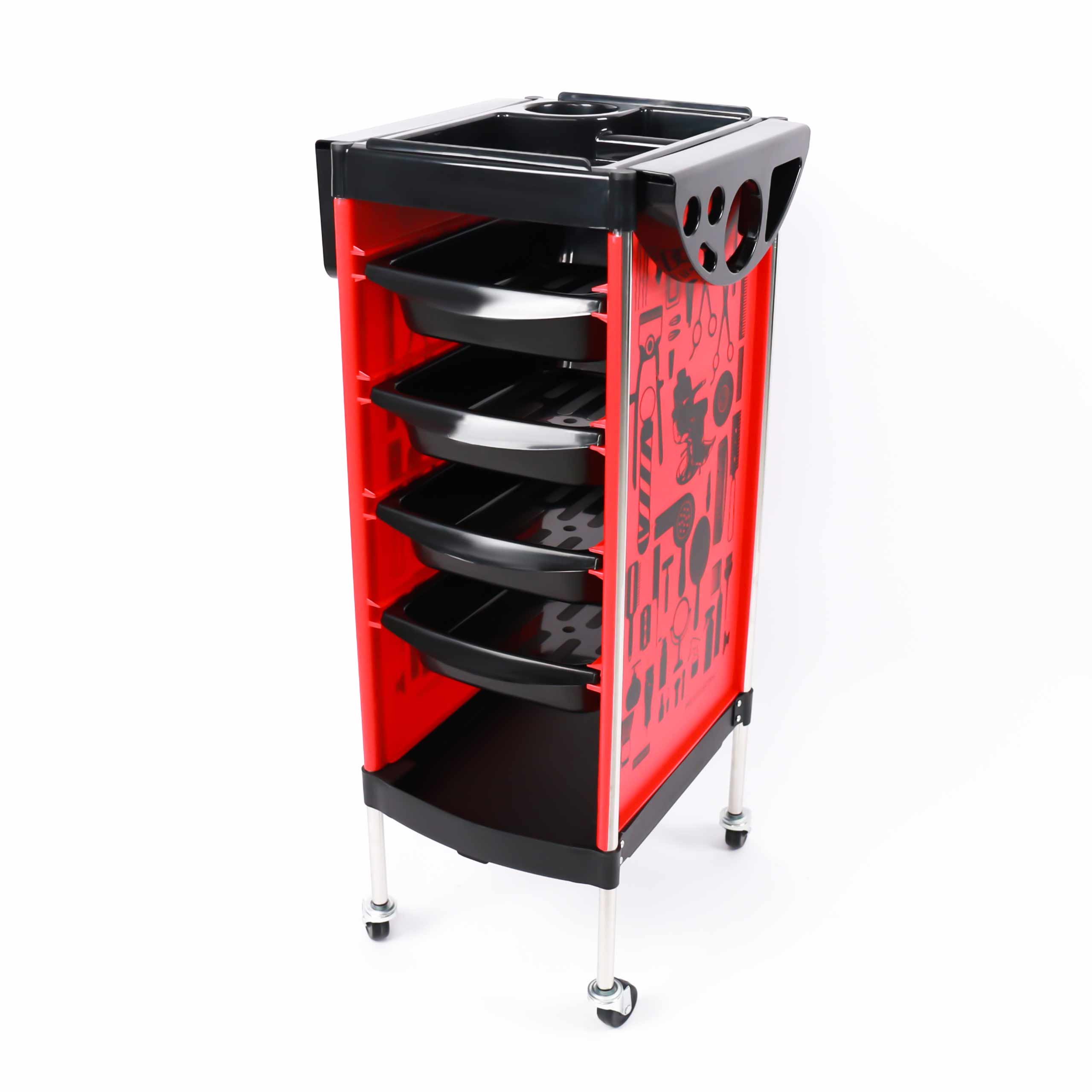X11-9 new salon trolley tinfoil cutting barber cart hairdressing hair salon trolley