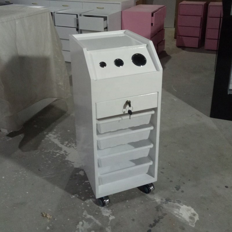 Foshan Great Manufacturer Modern Luxury High Quality Salon Cart Salon Trolley For Beauty Salon