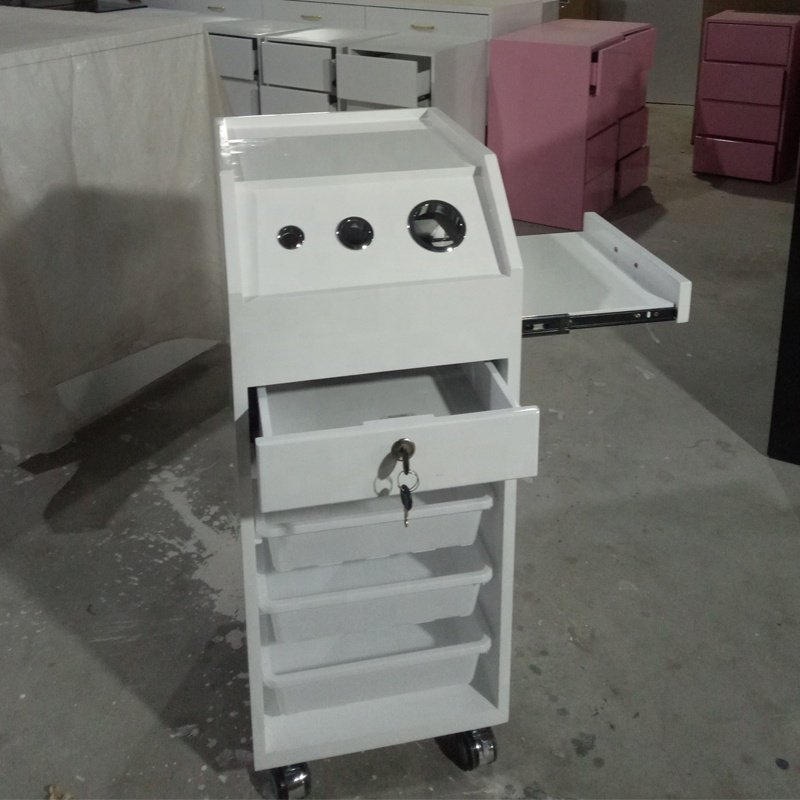 Foshan Great Manufacturer Modern Luxury High Quality Salon Cart Salon Trolley For Beauty Salon