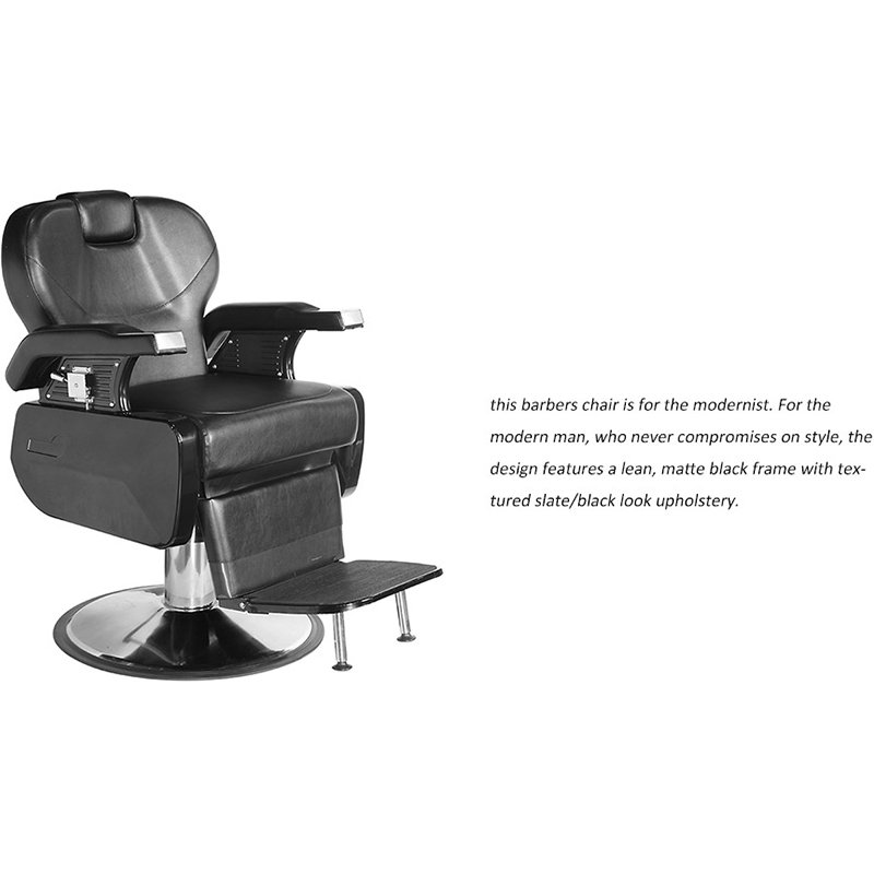 Only accept Customization Best Selling Hair Salon Chairs Metal Profesional Vintage Men Barber Chair Modern