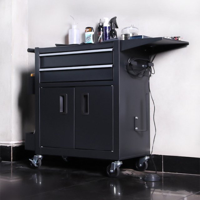 Multipurpose tattoo cabinet beauty salon tattoo tool cart