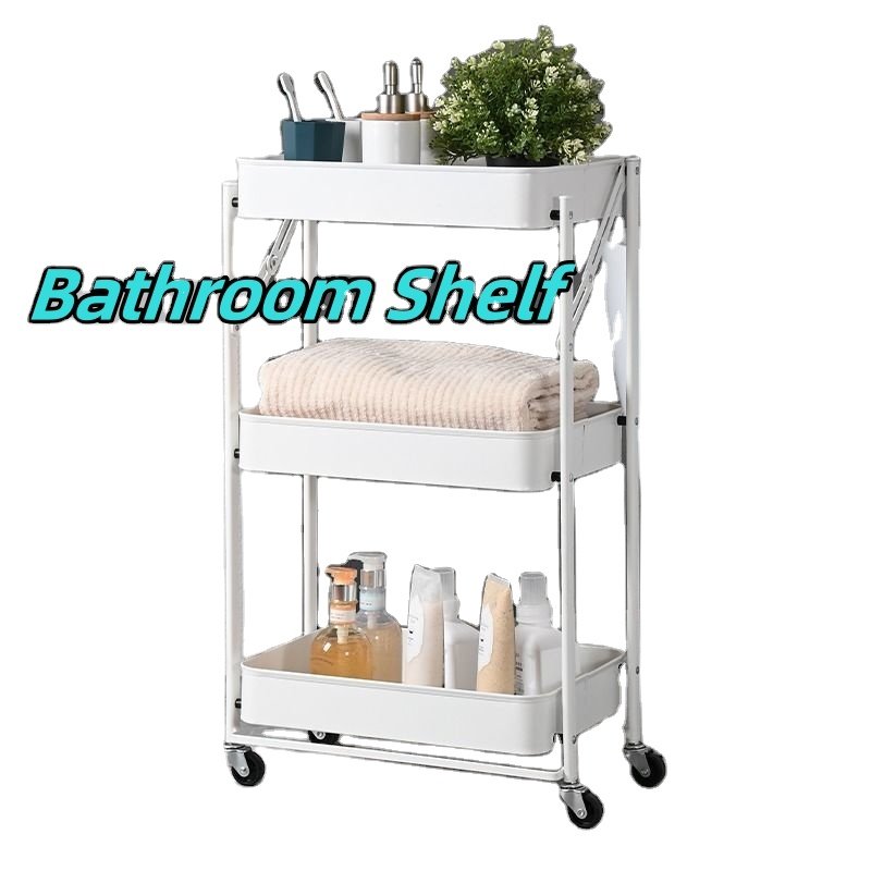 Kitchen Islands Carts Furniture Carts Trolley Salon Rack Trolley Cart with Wheels Rolling Shelves Medical Trolley