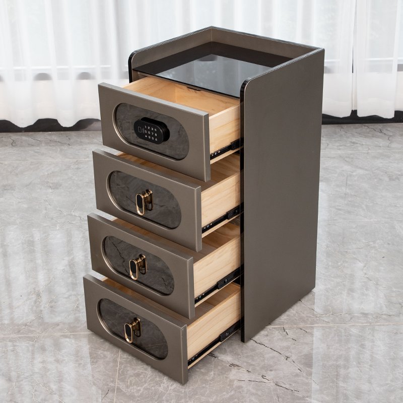 High Quality Light Luxury Hair Salon Trolley Multi-Use Salon Machine Cabinets for Living Room Hospital & Bathroom