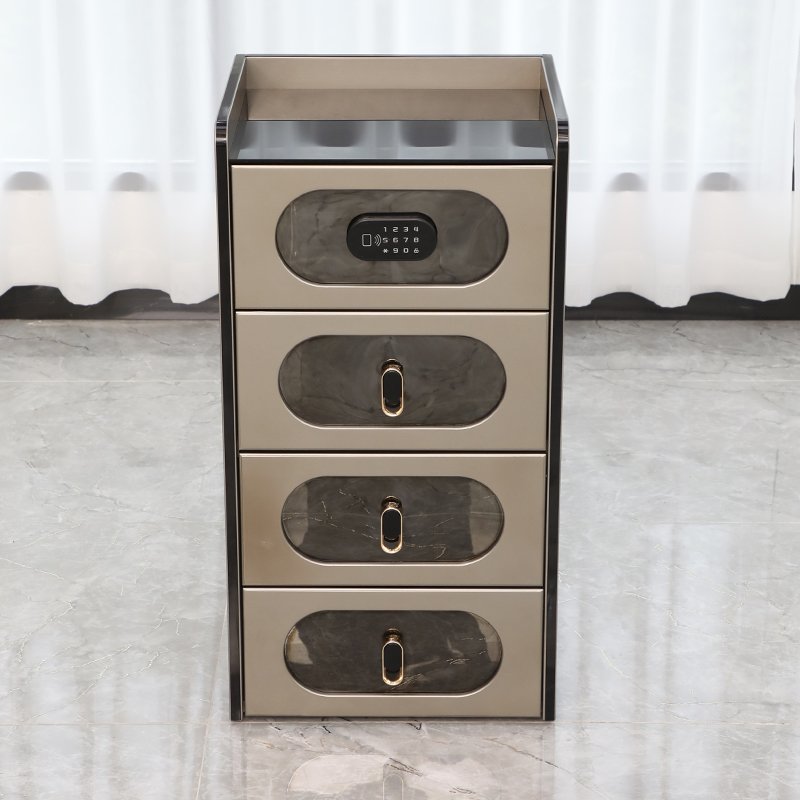 High Quality Light Luxury Hair Salon Trolley Multi-Use Salon Machine Cabinets for Living Room Hospital & Bathroom