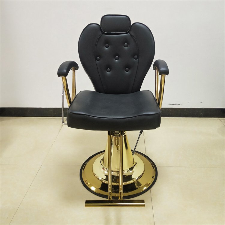 Diant Wholesale Barbershop Salon Furniture High Quality Black Heavy Duty Hydraulic Barber Chair For Hair Salon