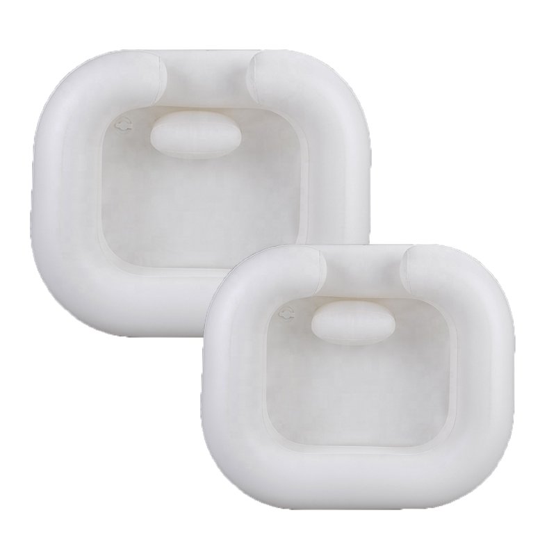 Medical Hospital portable air Washing Hair basin sink disabled Inflatable Wash Shampoo Basin for Patient
