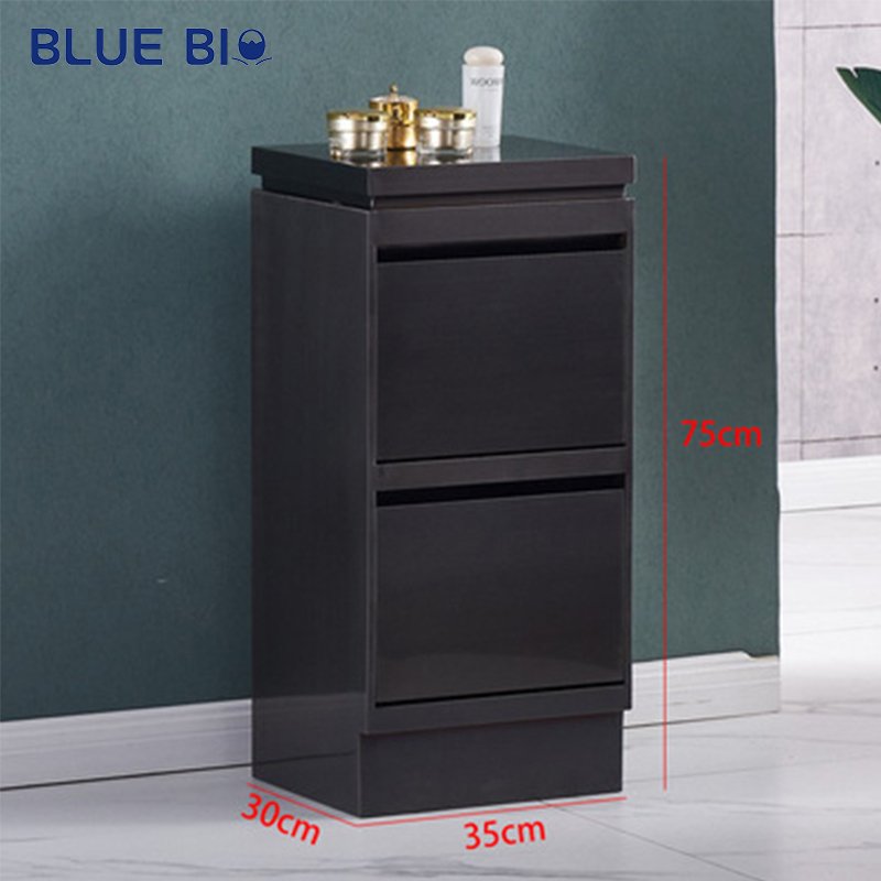 Modern Beauty Salon Furniture Golden Spa Hair Stool Storage Cabinet Hair Salon Trolley With Drawer