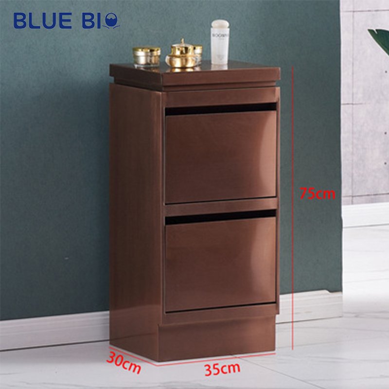 Modern Beauty Salon Furniture Golden Spa Hair Stool Storage Cabinet Hair Salon Trolley With Drawer