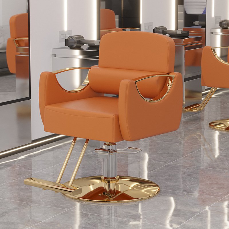 New salon cutting hair lift simple leather can be placed upside down barber chair salon equipment hair salon furniture