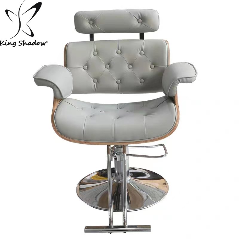 Wooden Minimalist Style Hair Salon Barber Chair Salon Furniture
