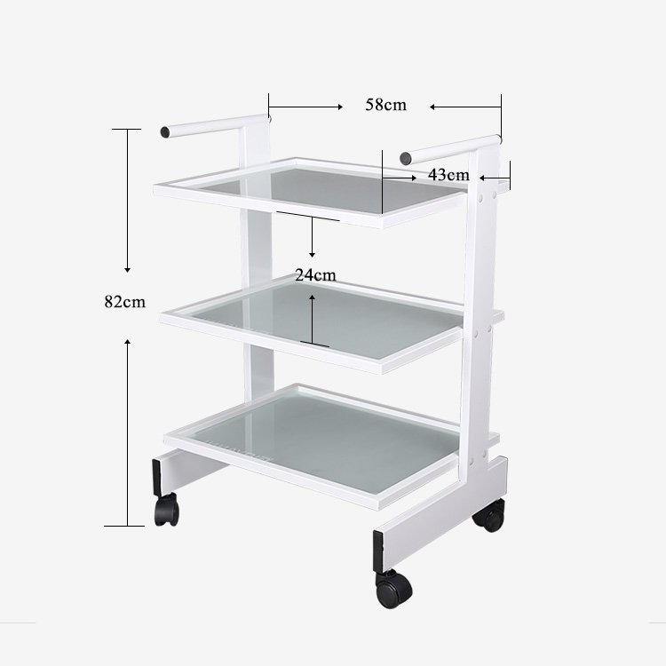 Furniture Hairdresser Equipment Trolley Mobile Professional Beauty Hairdressing Salon Trolley