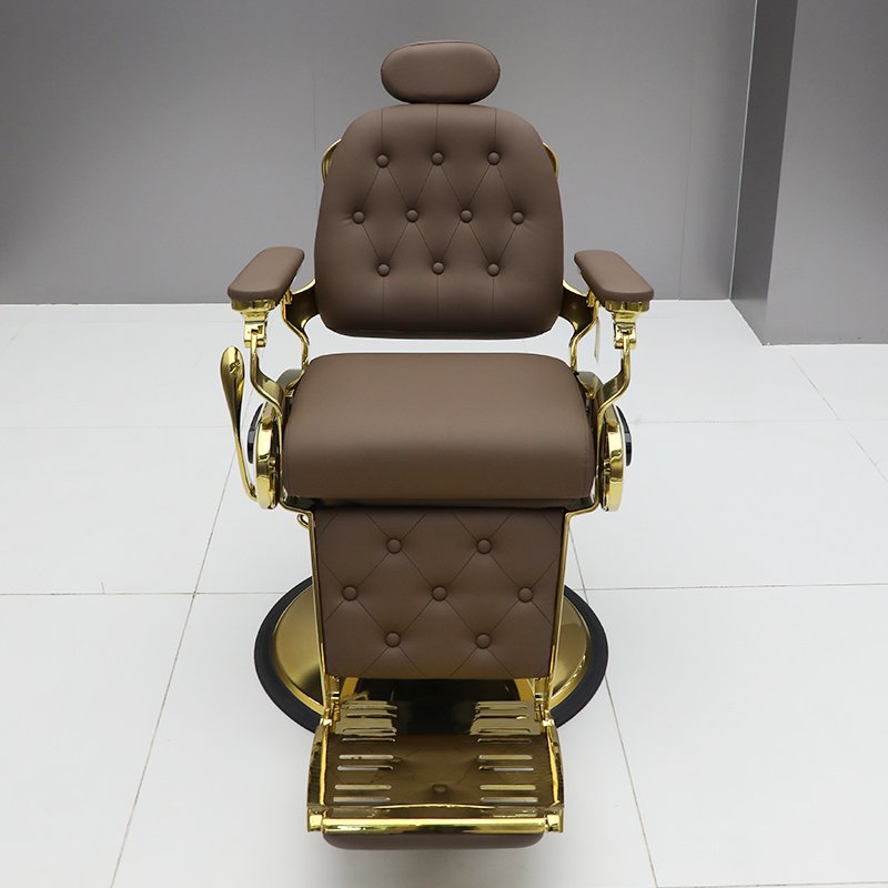 Classic Portable barber hair salon hairdressing chairs professional antique luxury black vintage barber chair For man