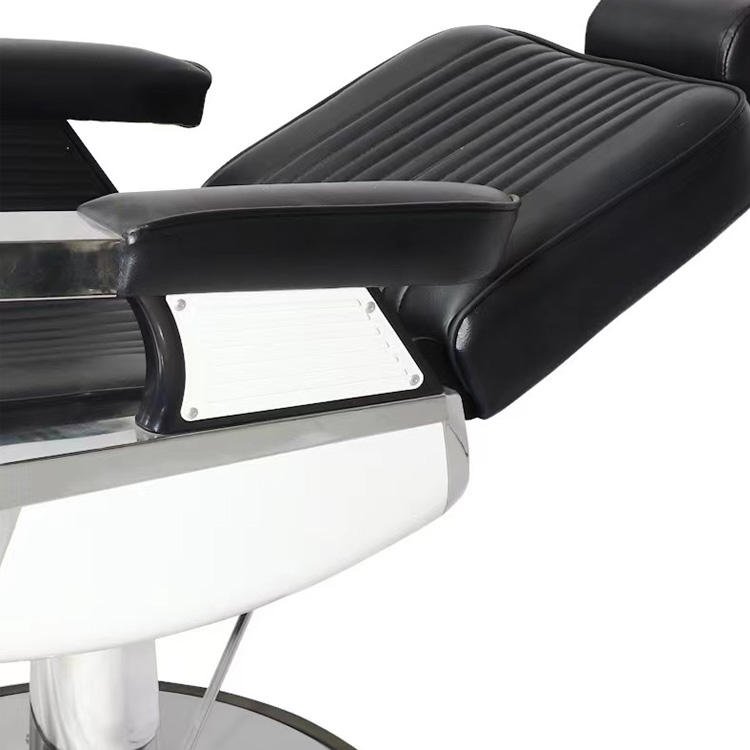 Vintage Reclining Chair Hydraulic Barbershop Beauty Spa Styling Tattoo Equipment Heavy Duty Professional Salon Barber Chair