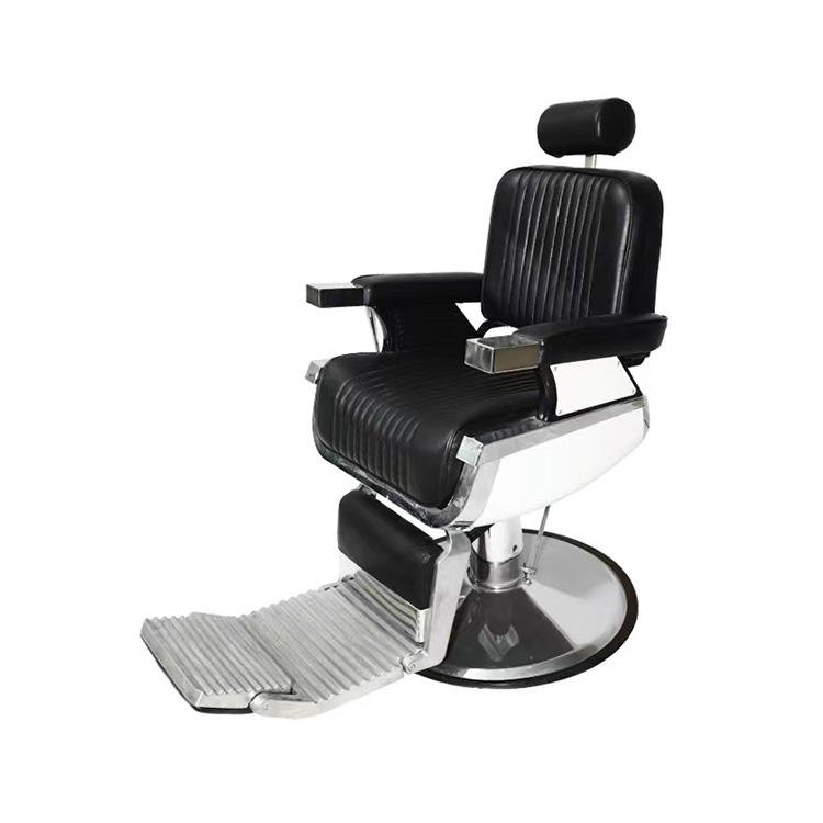 Vintage Reclining Chair Hydraulic Barbershop Beauty Spa Styling Tattoo Equipment Heavy Duty Professional Salon Barber Chair