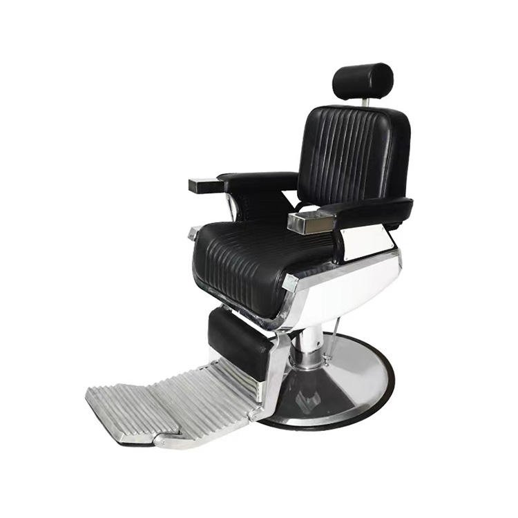 Vintage Reclining Chair Hydraulic Barbershop Beauty Spa Styling Tattoo Equipment Heavy Duty Professional Salon Barber Chair
