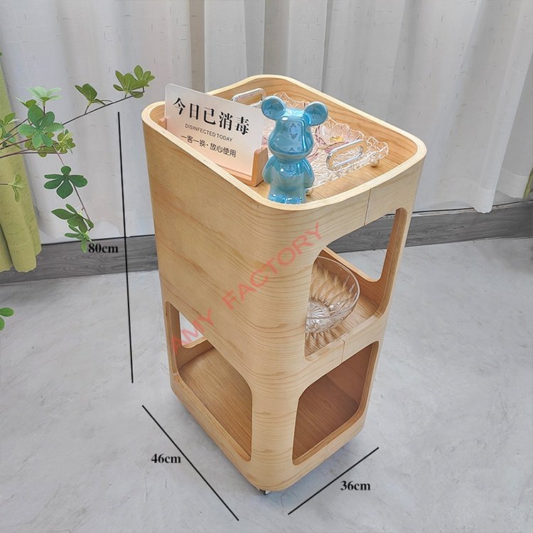 Best Quality beauty salon cart hair salon wooden style trolley beauty trolley