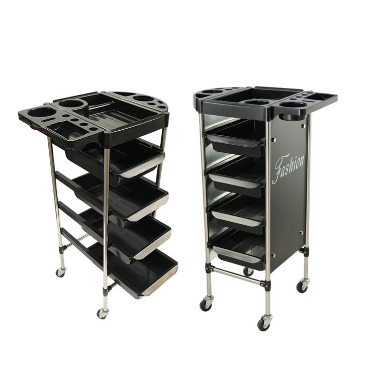 Multifunctional new hairdressing cart hairdressing and beauty tool car salon trolley rack trolley cart salon