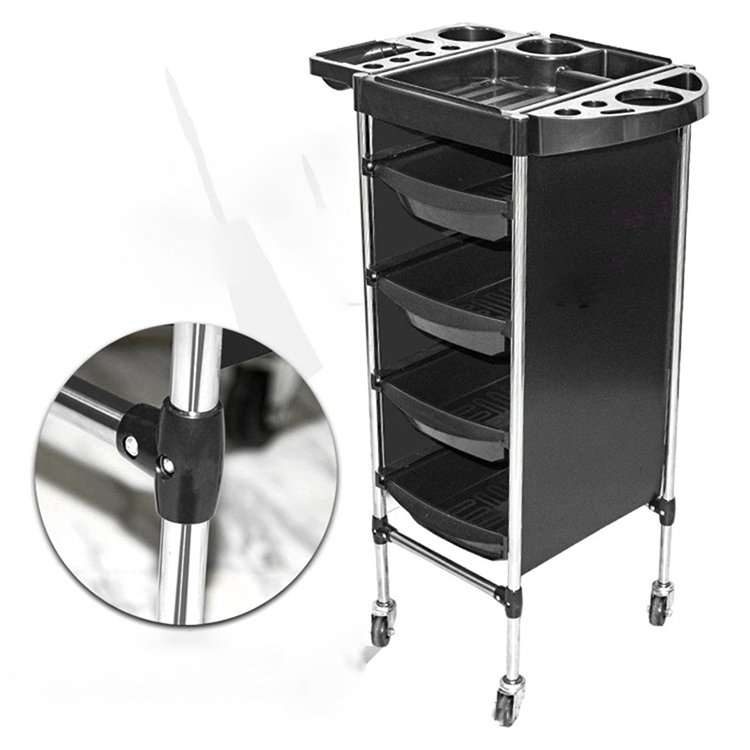Multifunctional new hairdressing cart hairdressing and beauty tool car salon trolley rack trolley cart salon